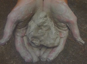 hands and clay